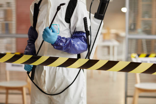 Professional Blood Cleanup technician working in Pinehurst, MA